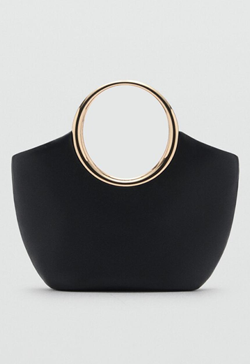 MANGO - Shoulder bag selino - black