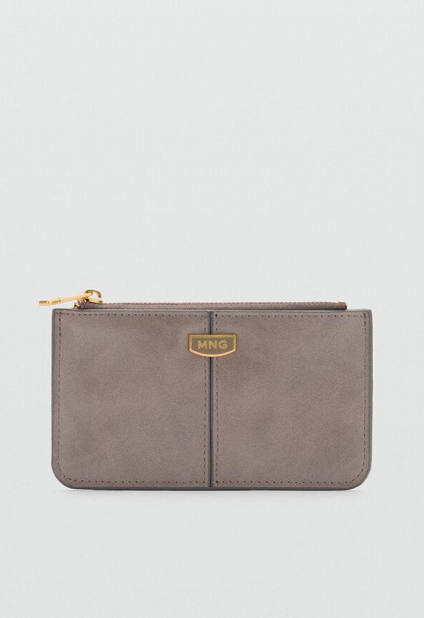 MANGO - Card holder vale - grey