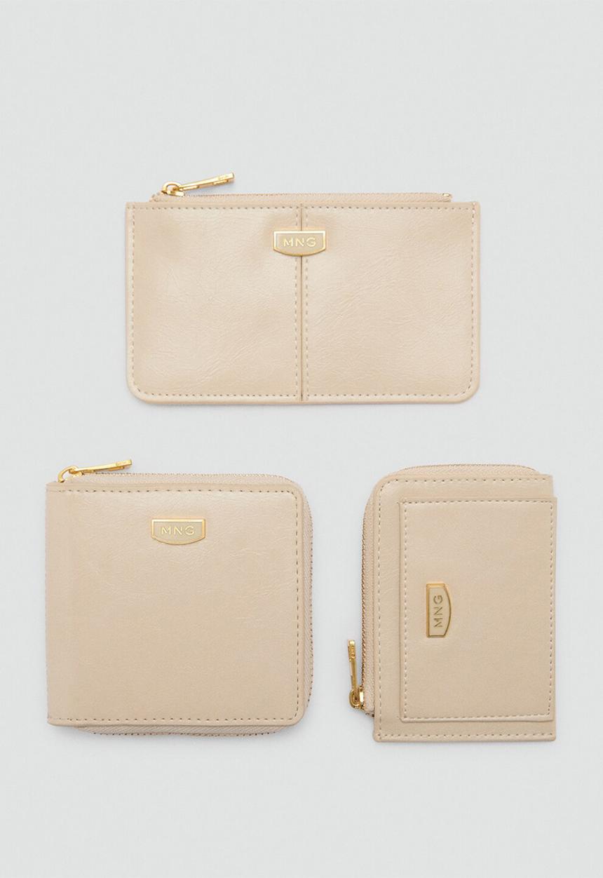 MANGO - Purse vale - natural