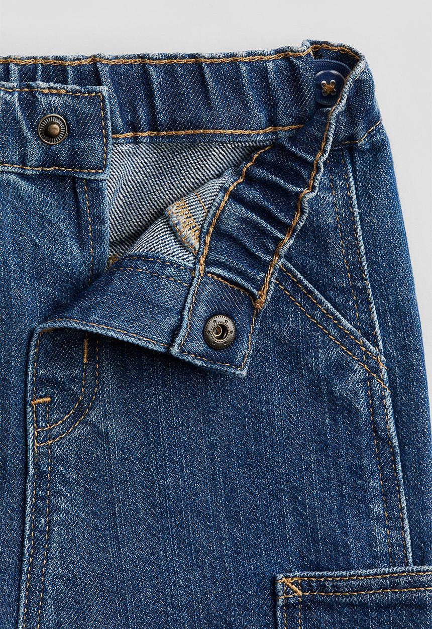 H&M - Patch pocket jeans - denim blue