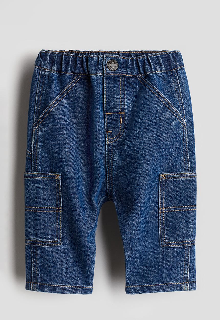 H&M - Patch pocket jeans - denim blue