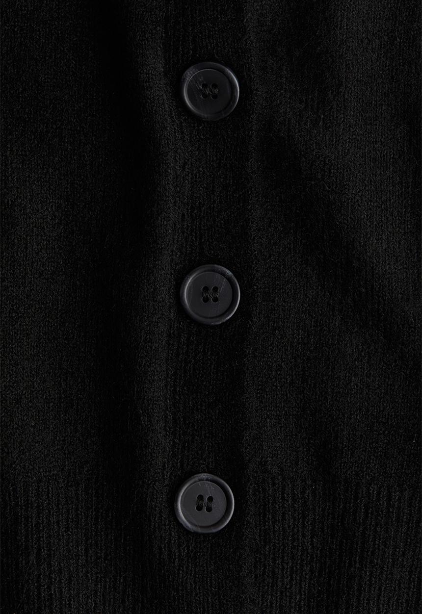 H&M - Fine-knit cardigan - black