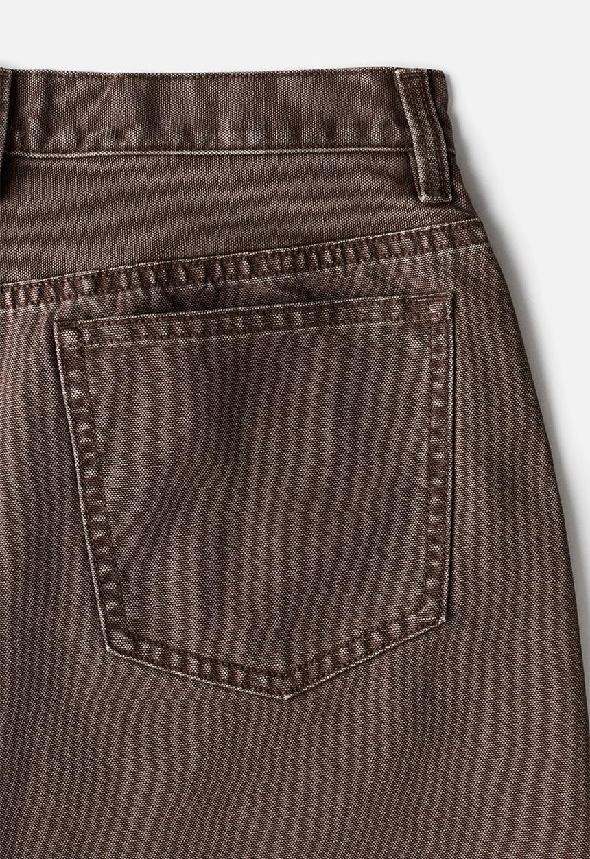 H&M - Baggy canvas trousers - dark brown