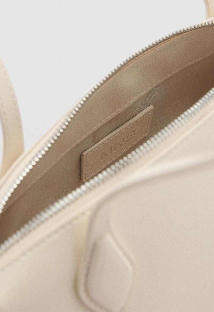 MANGO - Shoulder bag cuenca - natural