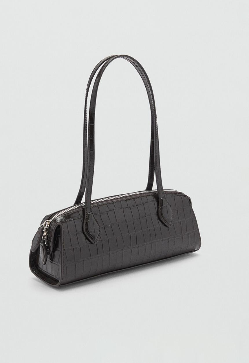 MANGO - Shoulder bag cuenca-brown