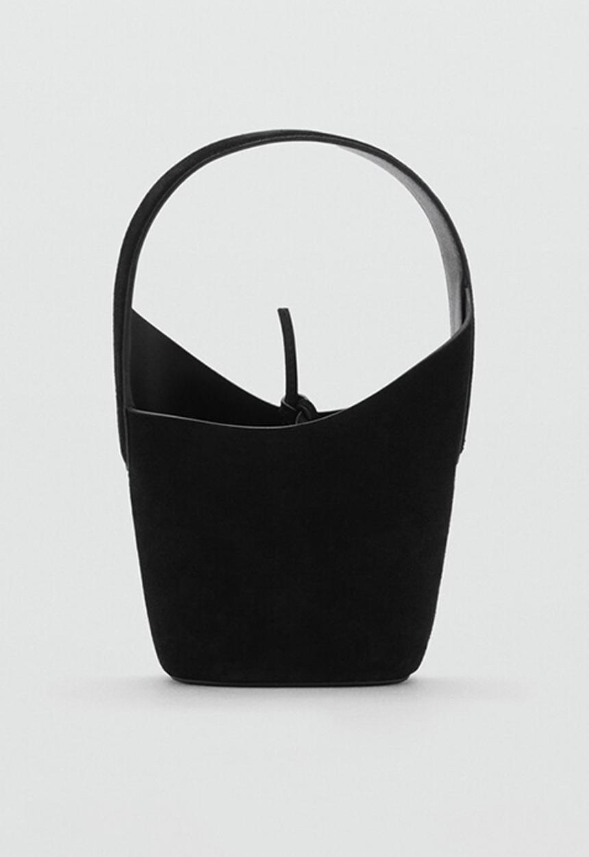 MANGO - Cata bucket bag - black