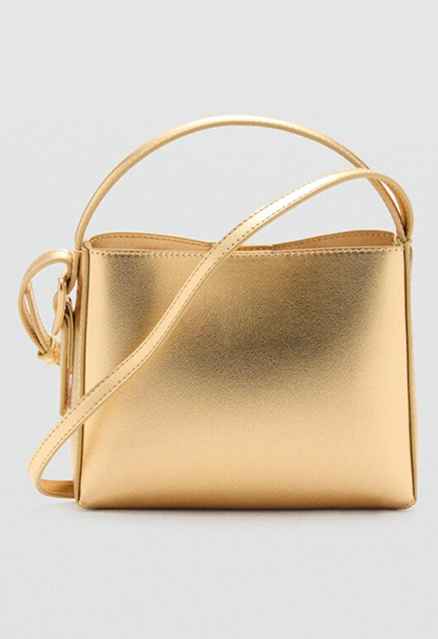 MANGO - Crossbody bag winnie-gold