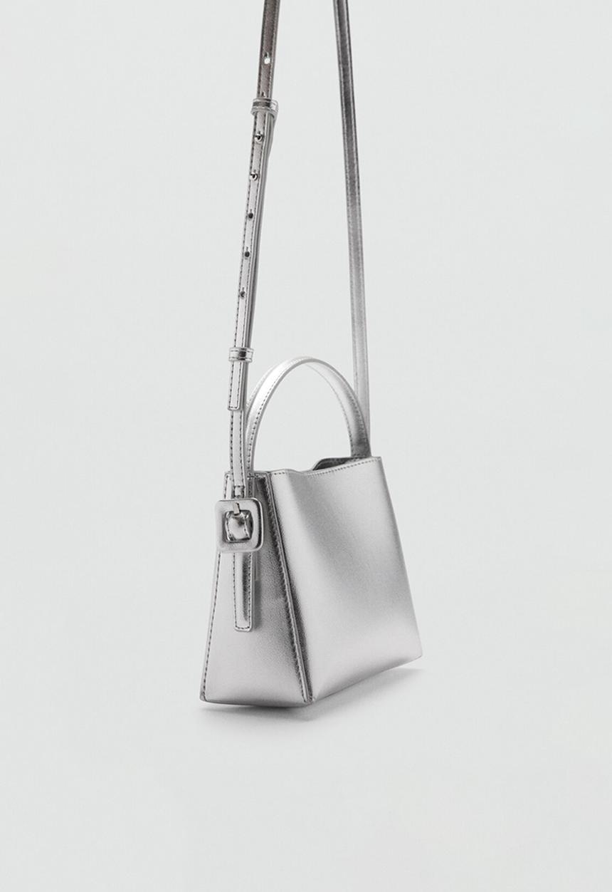 MANGO - Crossbody bag winnie-silver