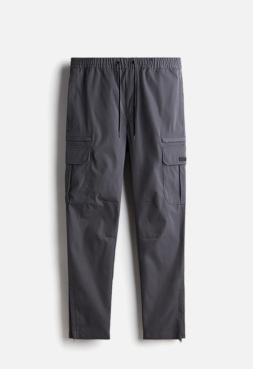 H&M - Slim fit cargo trousers - dark grey