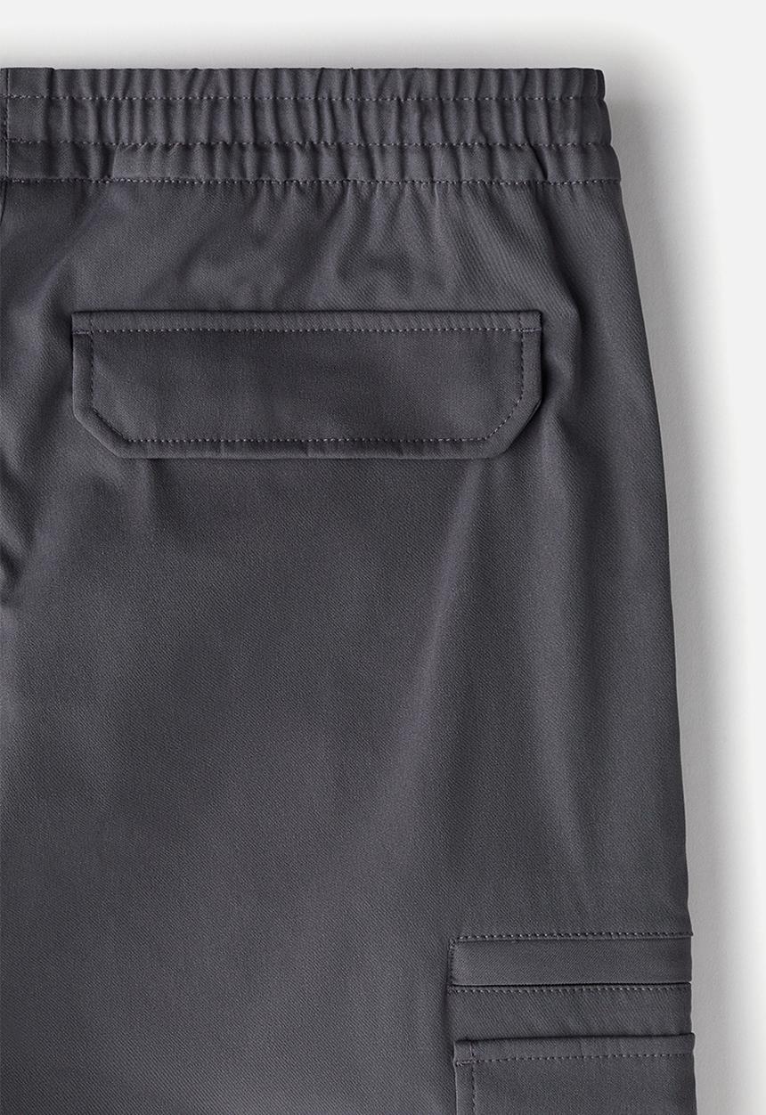 H&M - Slim fit cargo trousers - dark grey