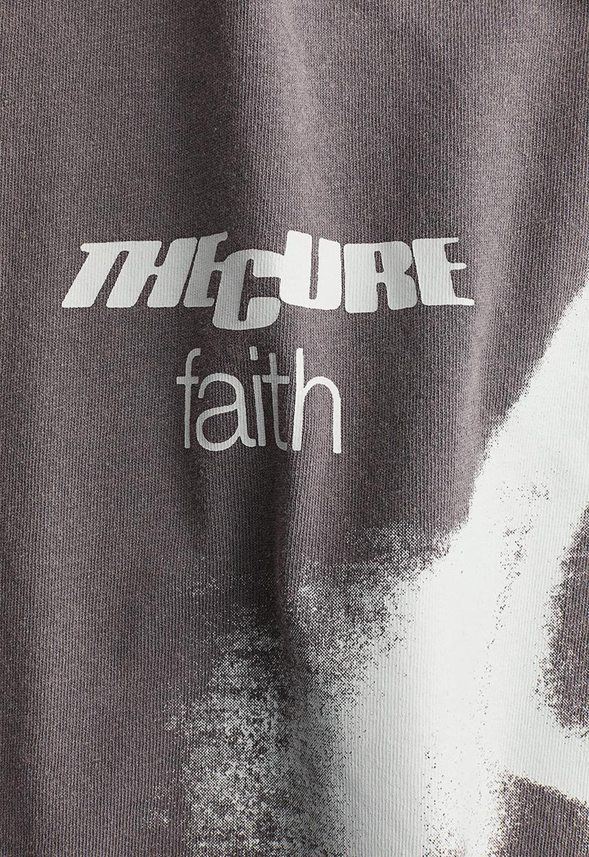 H&M - Printed t-shirt - dark grey marl the cure