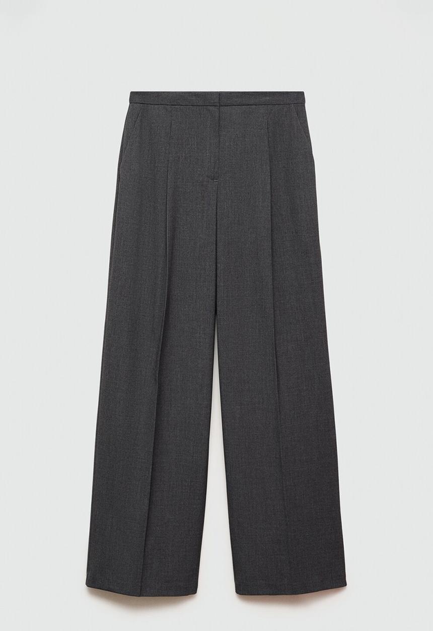 MANGO - Trousers Gera - Grey