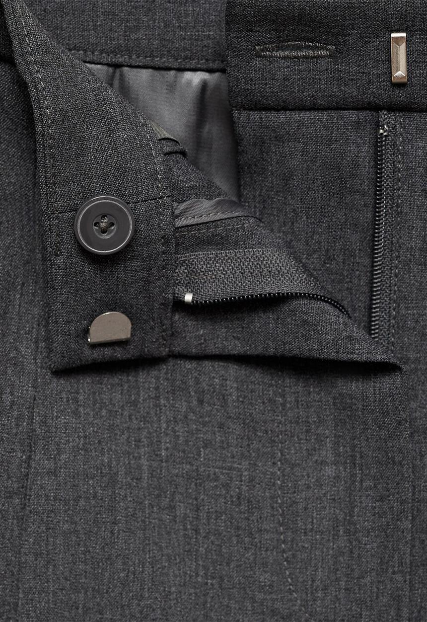 MANGO - Trousers Gera - Grey