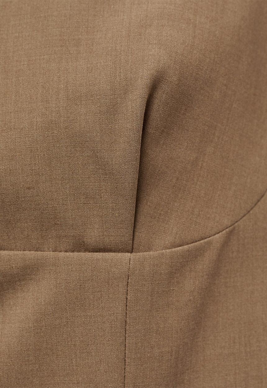 MANGO - Vest Casiopea -  Medium Brown