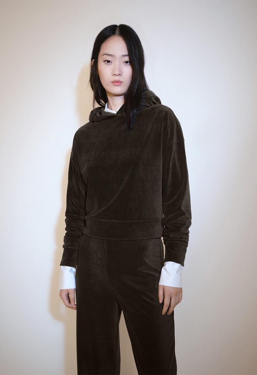MANGO - Sweatshirt pana - beige/khaki