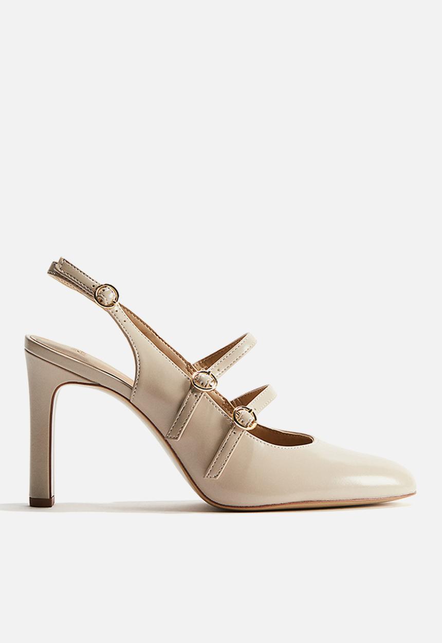 H&M - Slingback court shoes - light beige