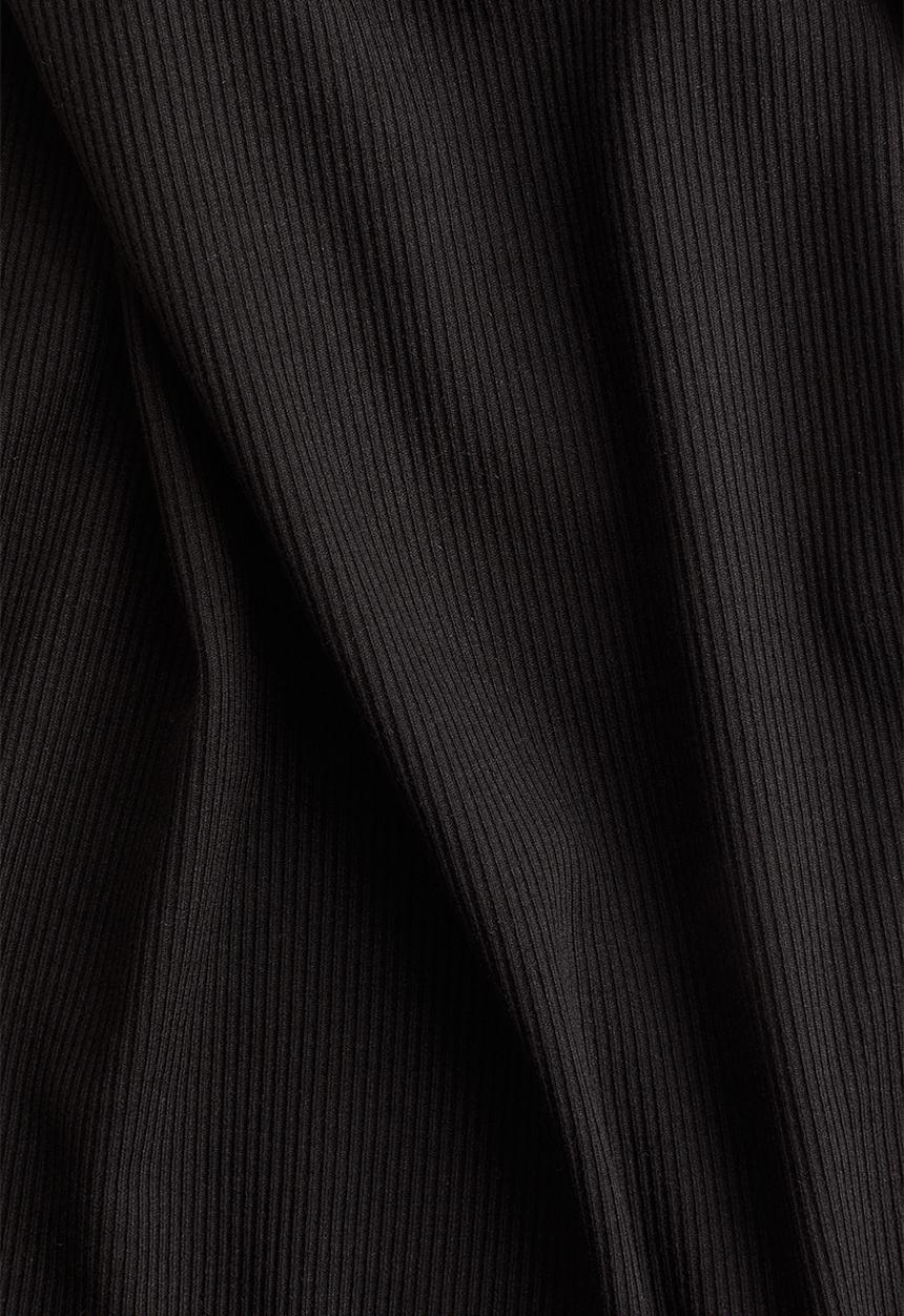 H&M - Ribbed thong body - black