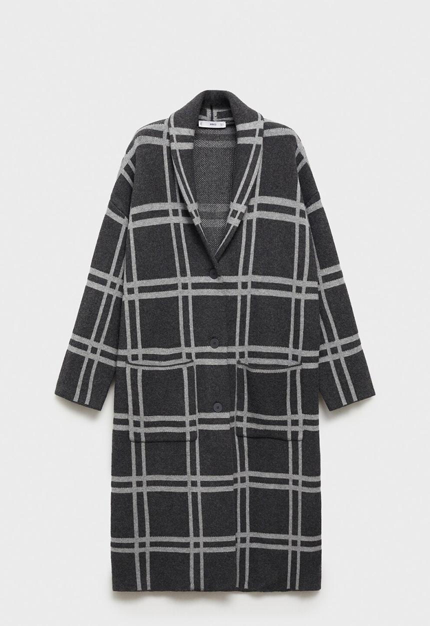 MANGO - Coat Robin - Charcoal