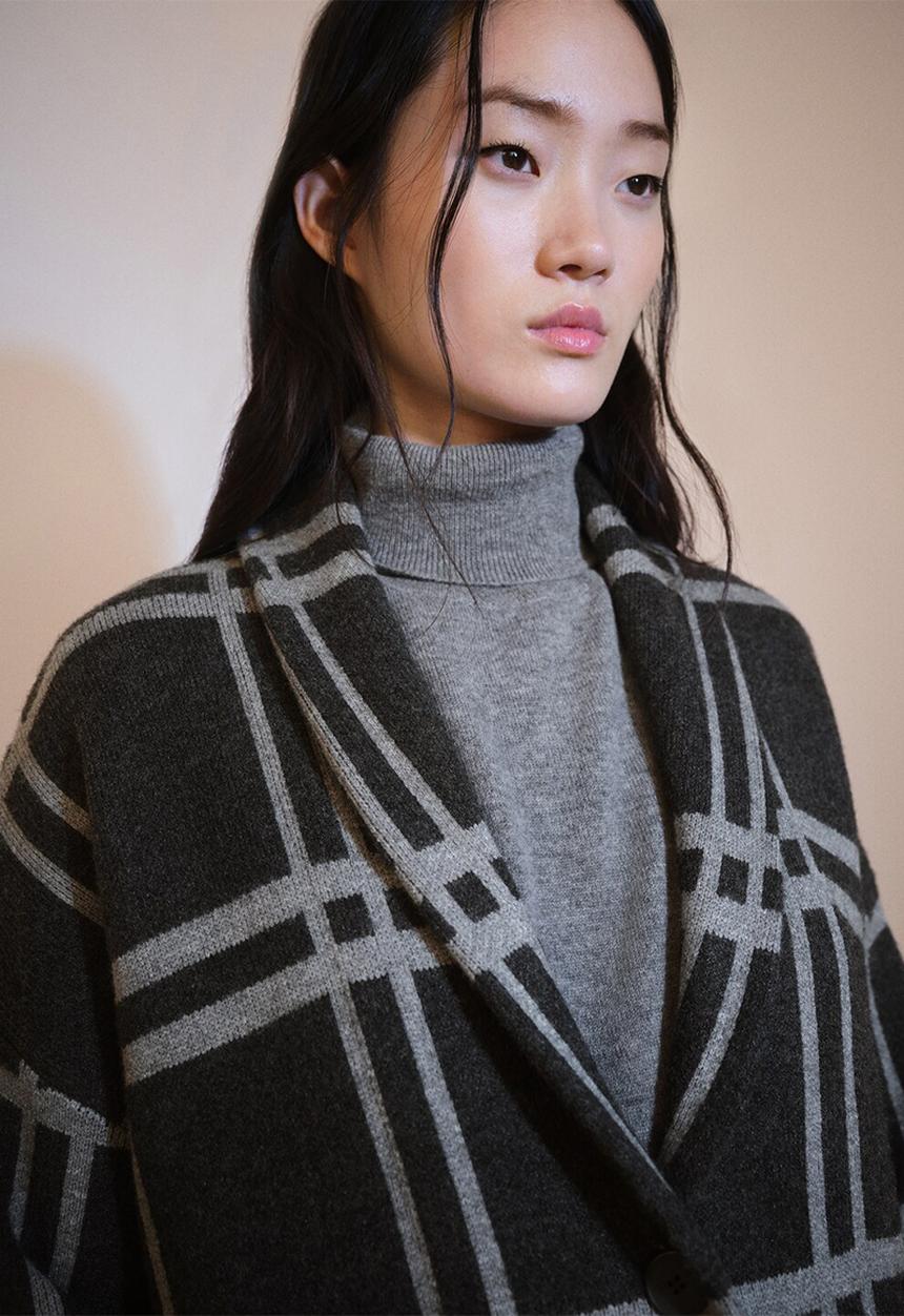 MANGO - Coat Robin - Charcoal