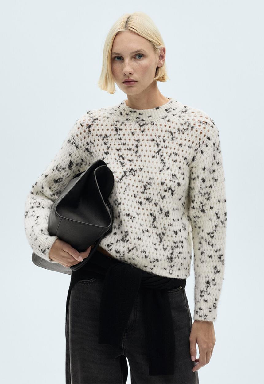 MANGO - Sweater Dalmi - Natural