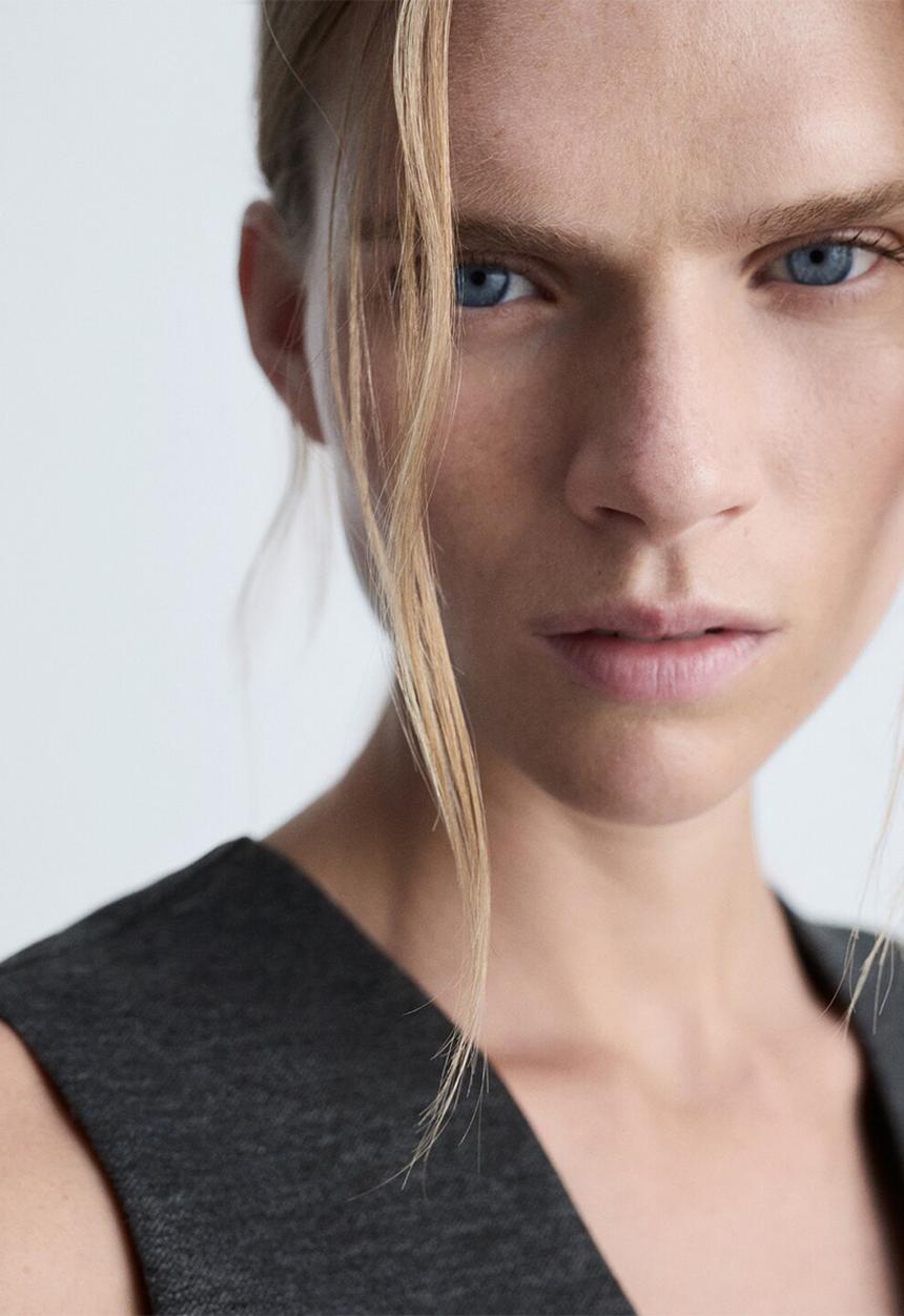 MANGO - Vest Jesse -  Grey