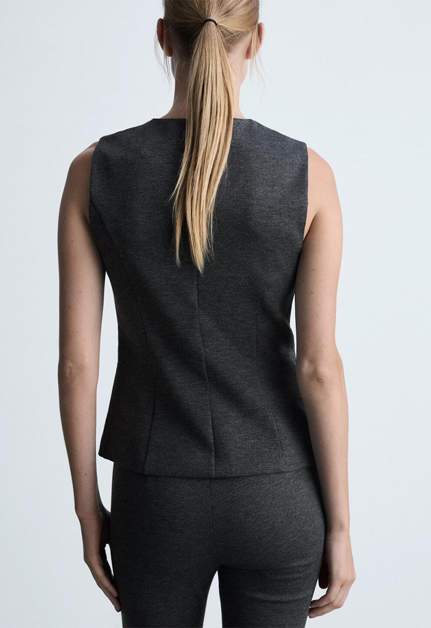 MANGO - Vest Jesse -  Grey