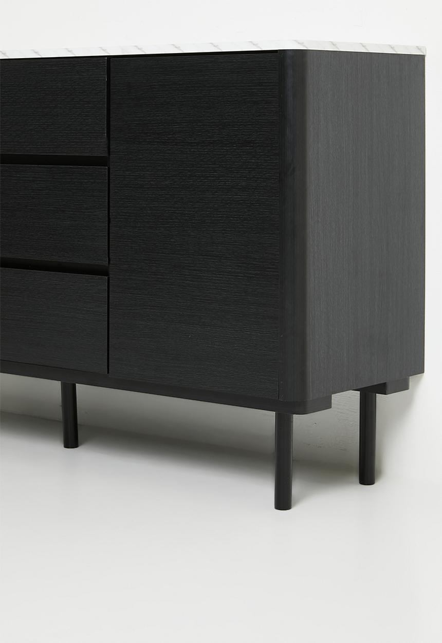 Sixth Floor - Liberty Side Board-Black