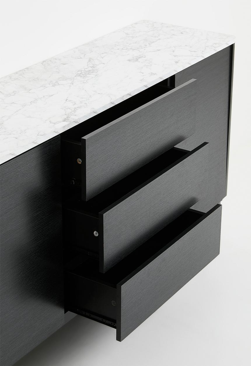 Sixth Floor - Liberty Side Board-Black