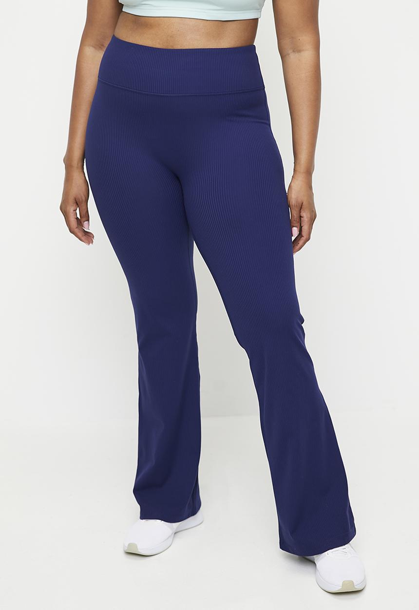 Cotton On - Plus Reform Rib Flare - Heritage Blue