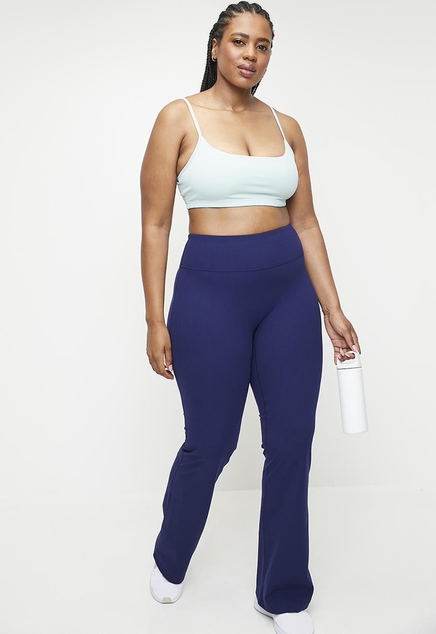 Cotton On - Plus Reform Rib Flare - Heritage Blue