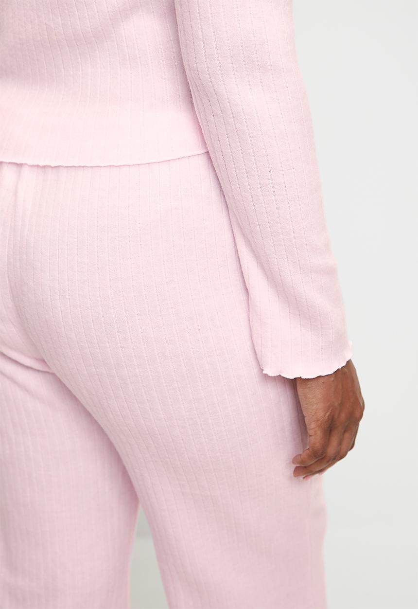 Cotton On - Plus Super Soft Ribbed Wrap Top - French Fairytale Marle