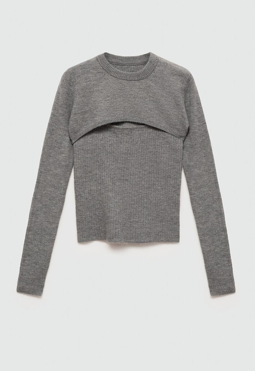 MANGO - Sweater Castle - Charcoal