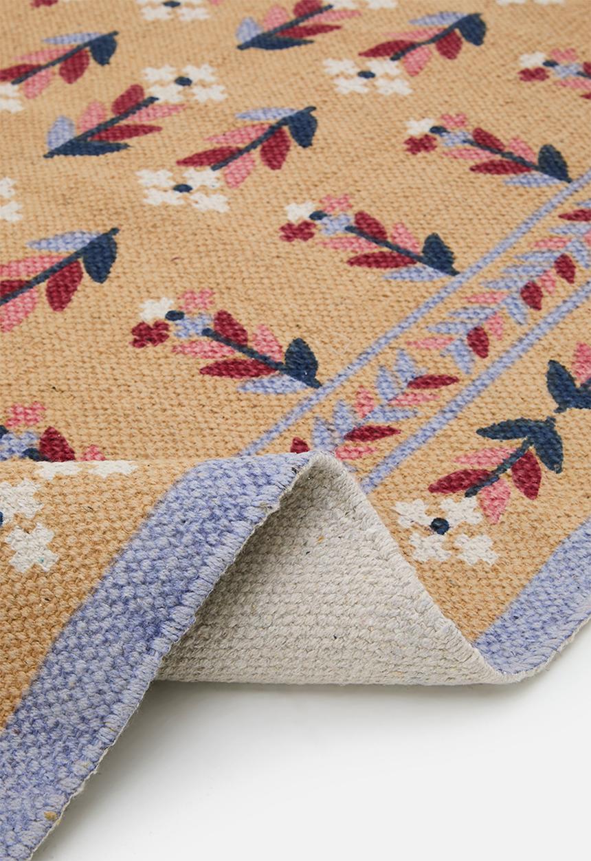 Sixth Floor - Floral Runner - Mustard