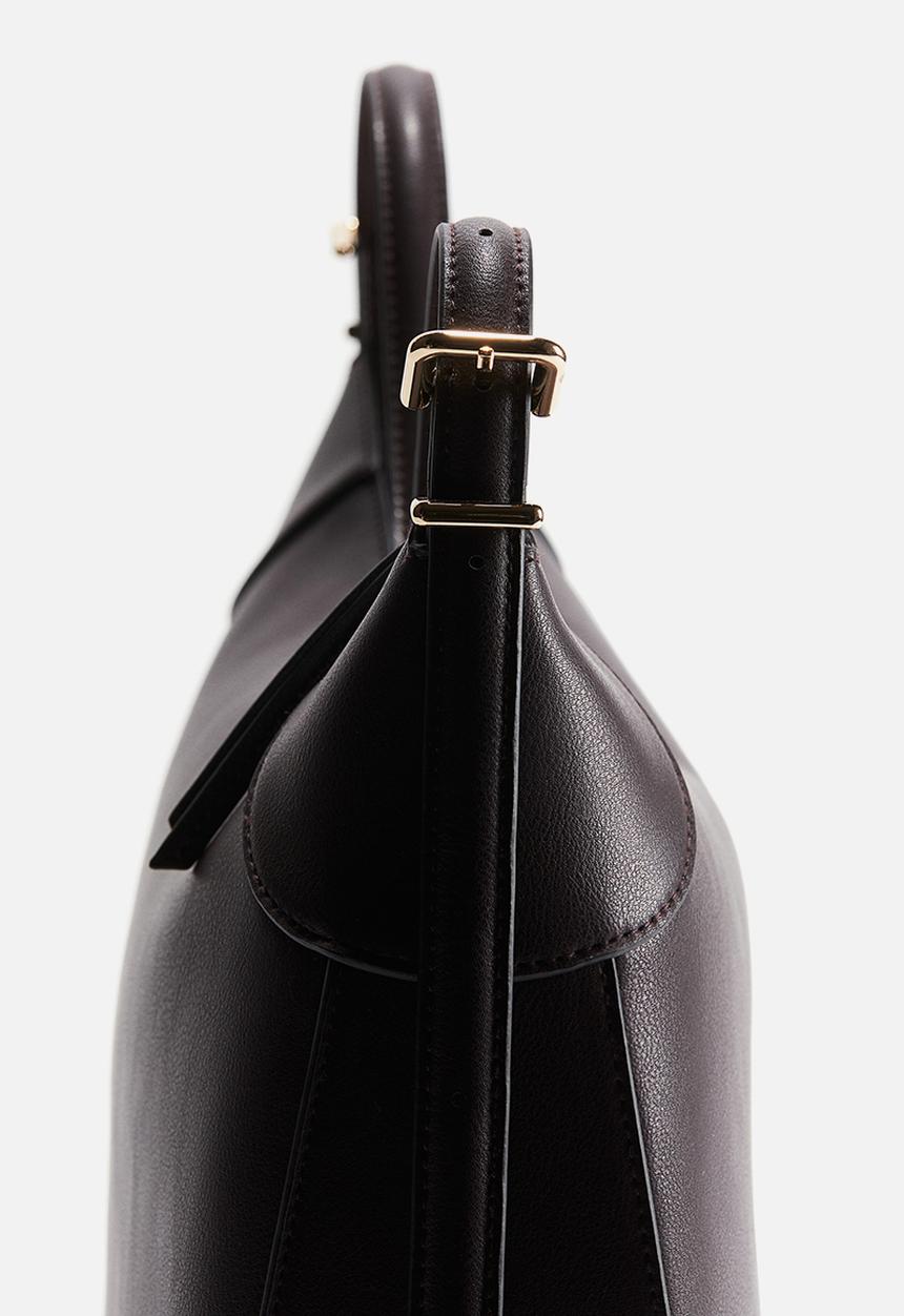 H&M - Shoulder bag - burgundy 