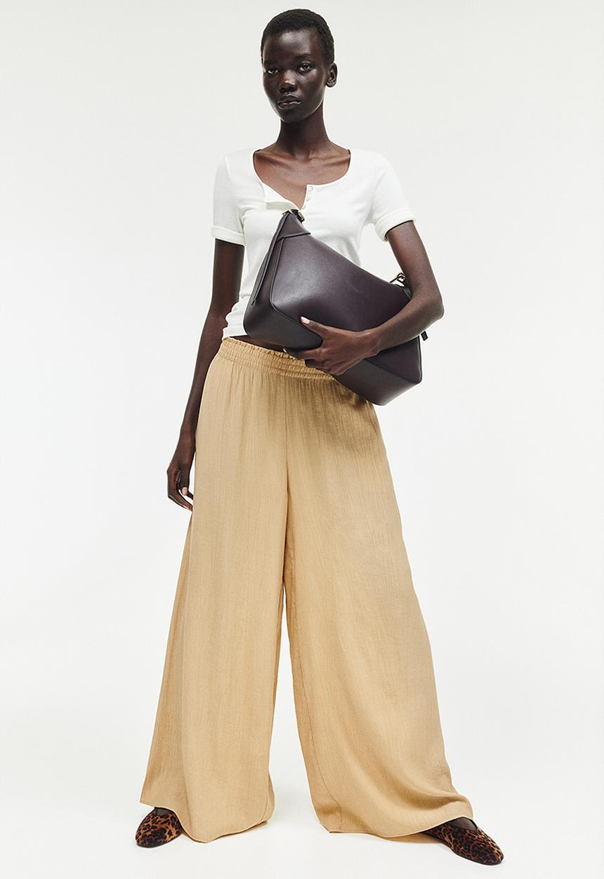 H&M - Shoulder bag - burgundy 