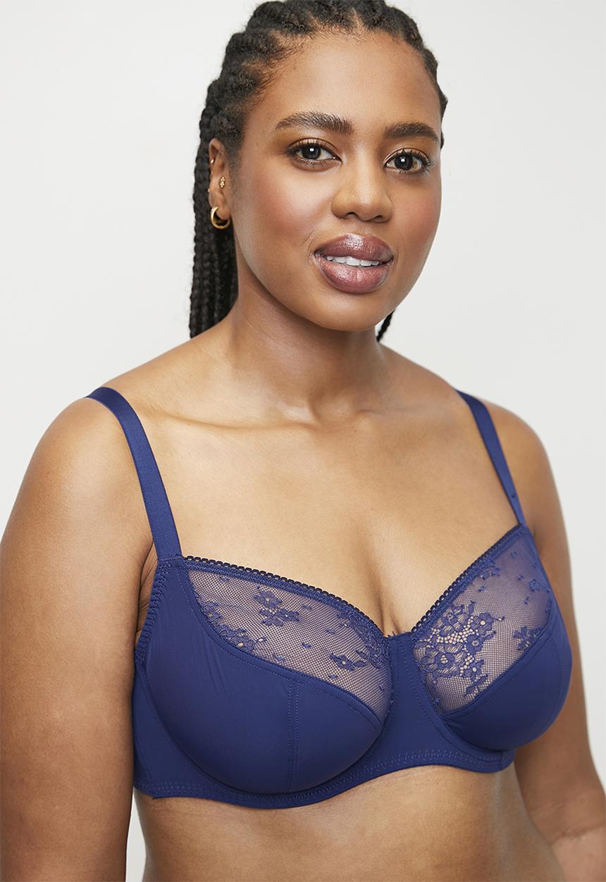 DORINA - Curvy talia wired bra - blue