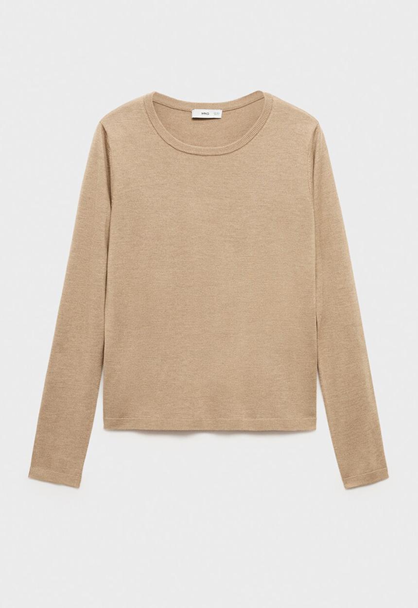 MANGO - Sweater Lucca - Medium Brown