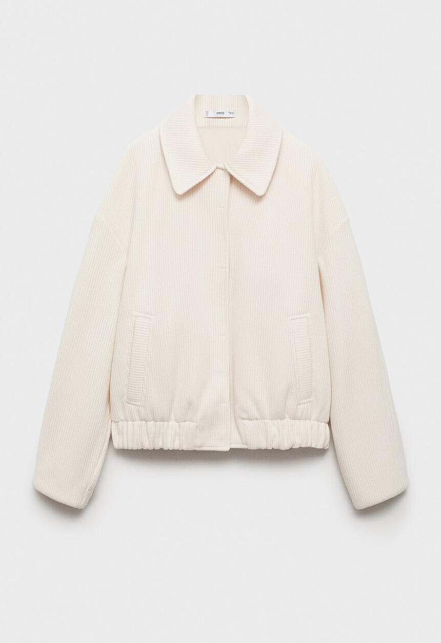 MANGO - Jacket sky - natural