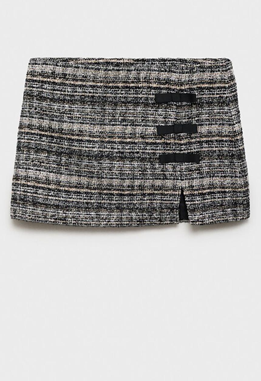 MANGO - Skirt Ziggy - Black