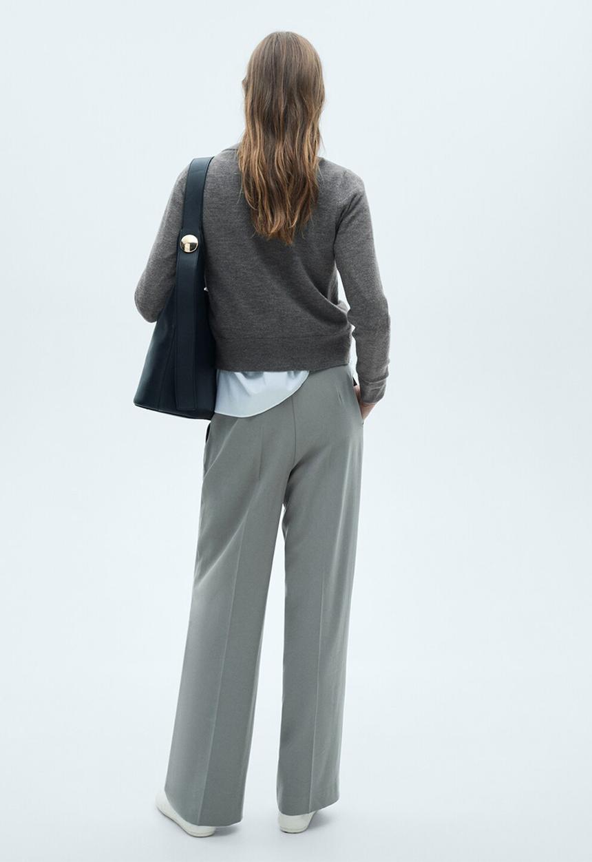 MANGO - Cardigan Nekko - Dark Grey