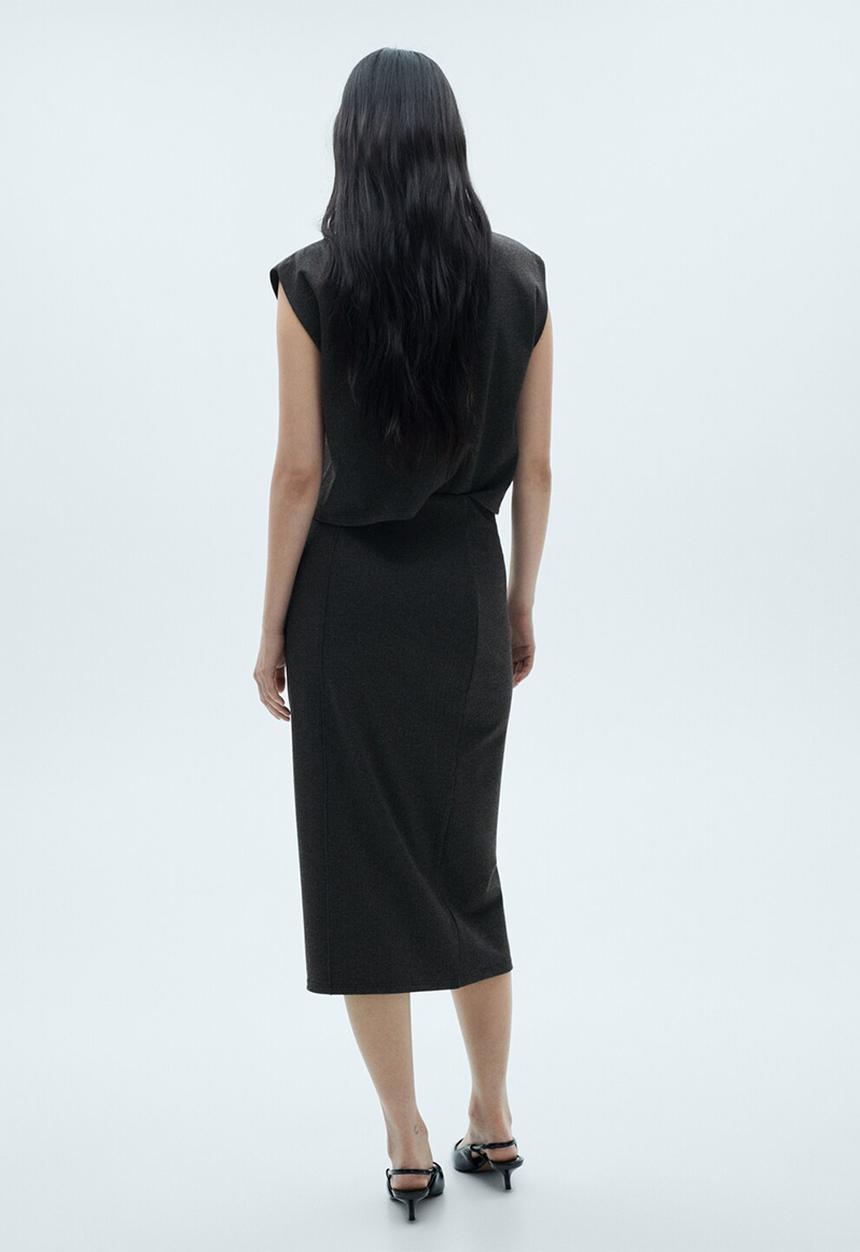 MANGO - Skirt Clint -  Grey