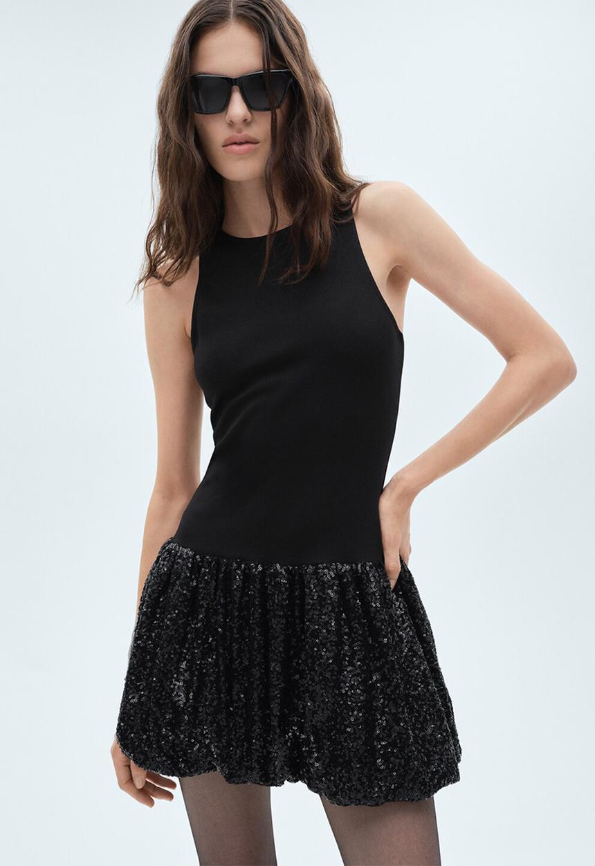 MANGO - Dress Xnuba - Black