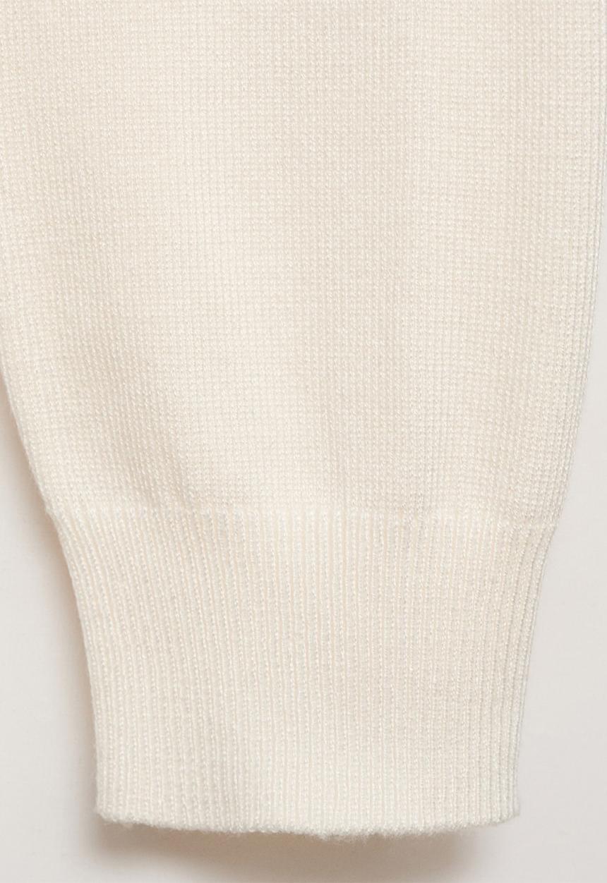 MANGO - Cardigan Pesto - Light Beige