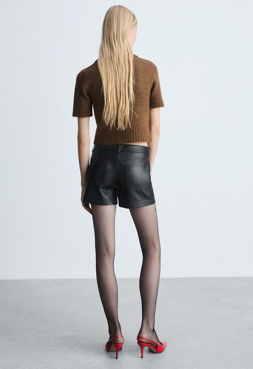MANGO - Shorts Bonnie -  Black