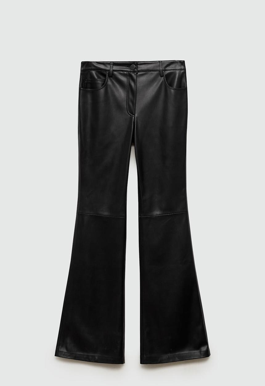 MANGO - Trousers Connie -  Black