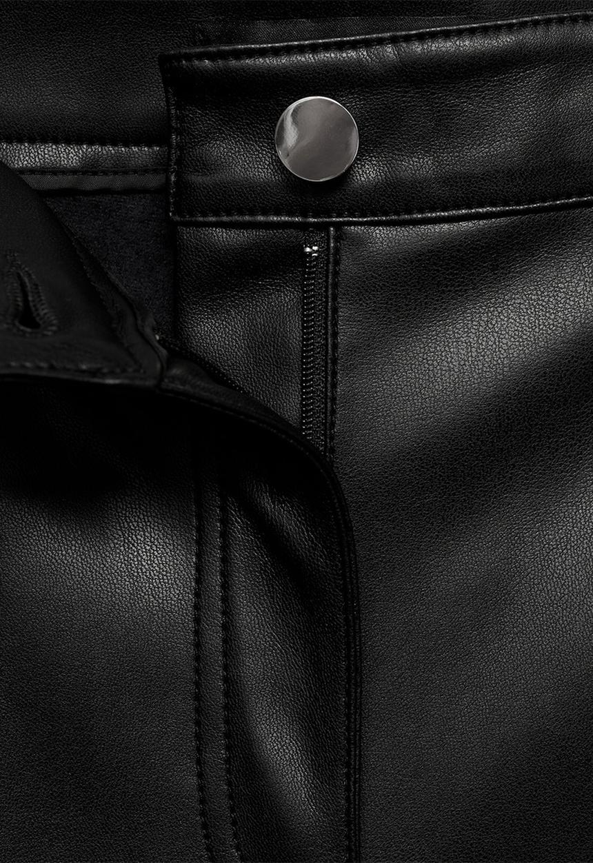 MANGO - Trousers Connie -  Black