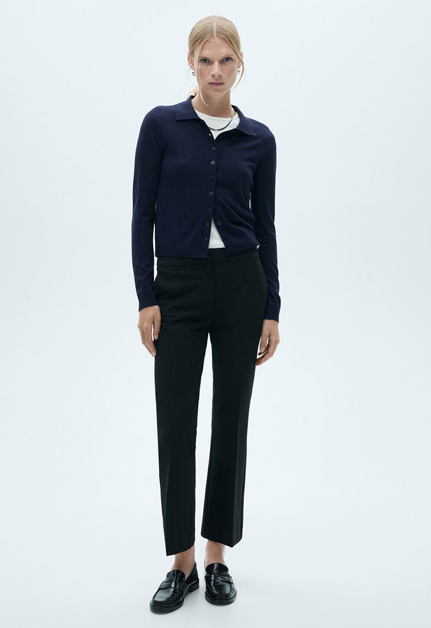 MANGO - Trousers Emily - Black