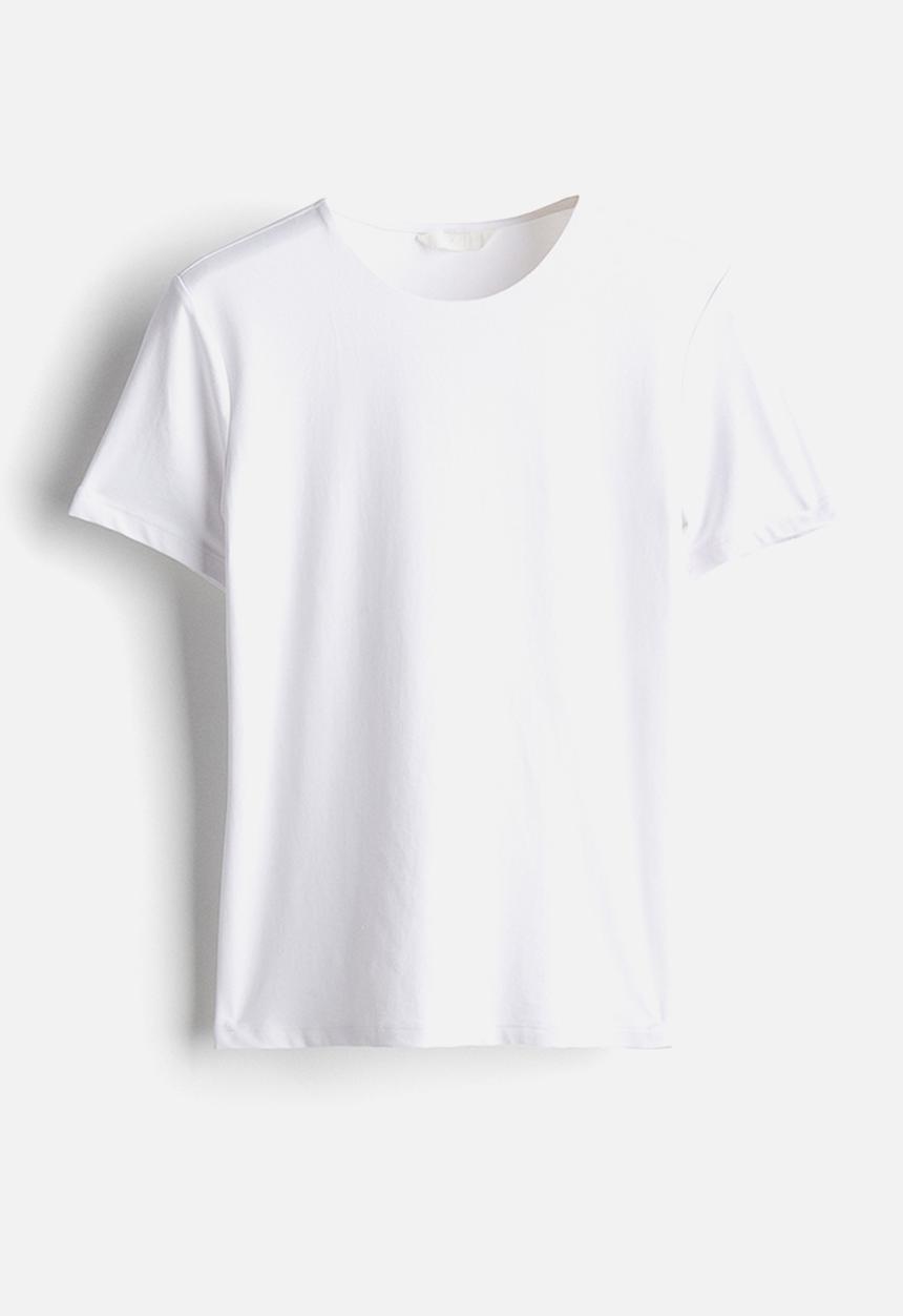 H&M - Fitted top - white