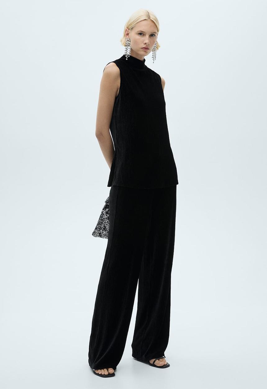 MANGO - T-Shirt Xmarte - Black
