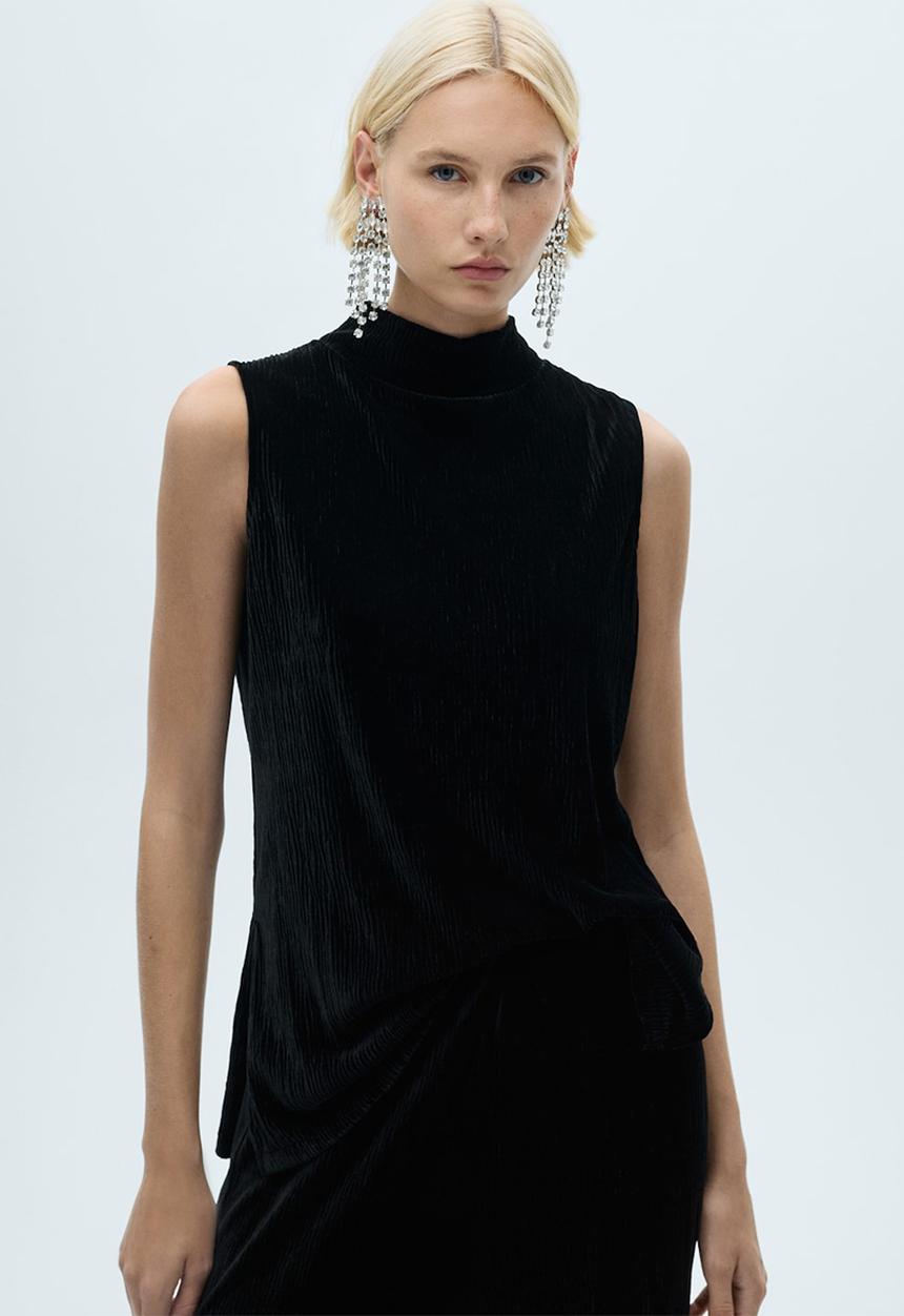 MANGO - T-Shirt Xmarte - Black